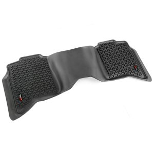 Dodge Ram 1500 Floor Liners - Rear - Rugged Ridge - All Terrain - Black - `09-`10